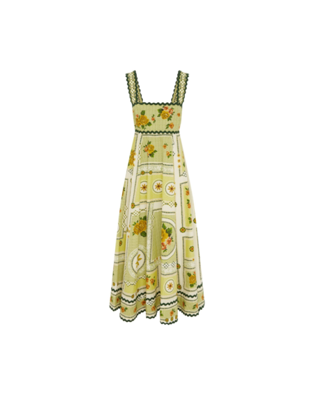 knee length dresses for ladies Alemais Women's Anouk Tank Midi Dress – Saint Bernard main image 0