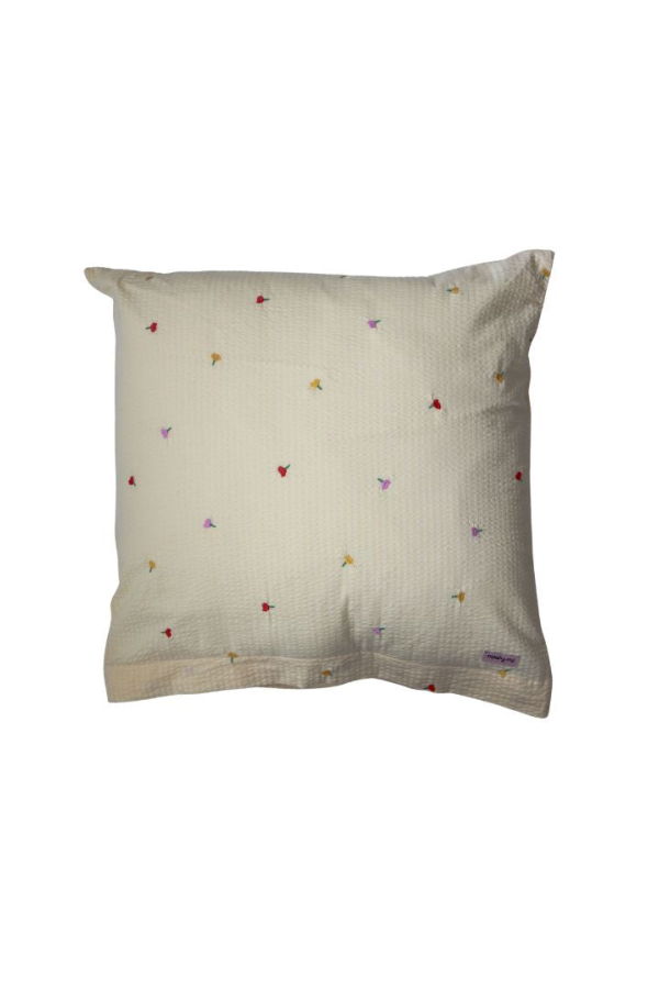 Mosey Me Forget Me Not Embroidered Euro Pillowcase Set