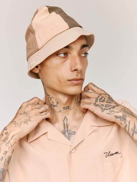 Visvim Patch Bucket Hat - Black | Garmentory