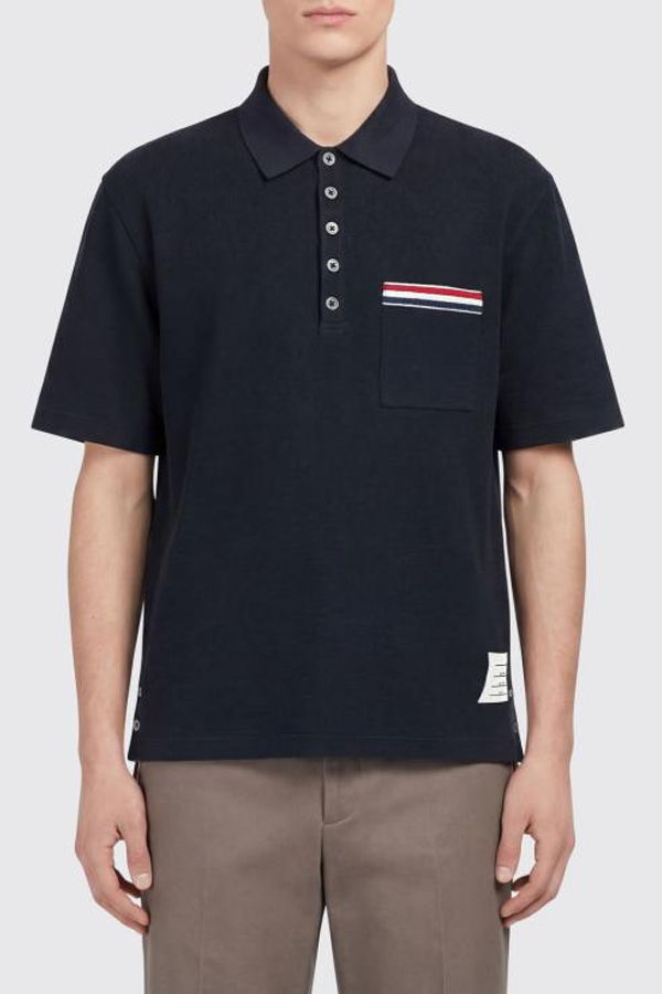 thom browne Polo Shirt - Navy