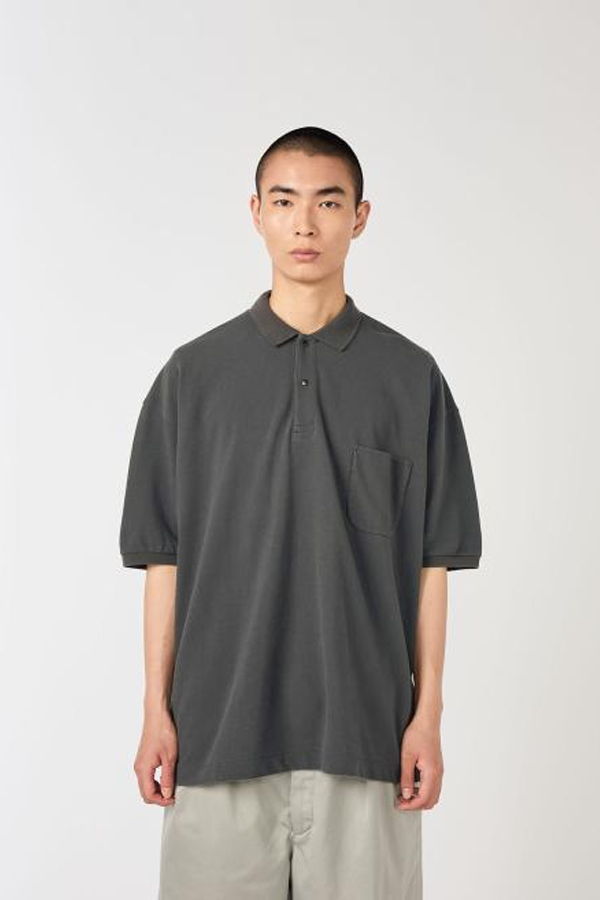 Nanamica Polo Shirt - Charcoal