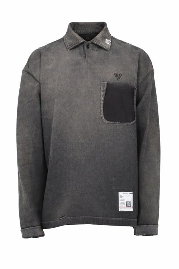 Mihara Yasuhiro Polo T-Shirt - Black