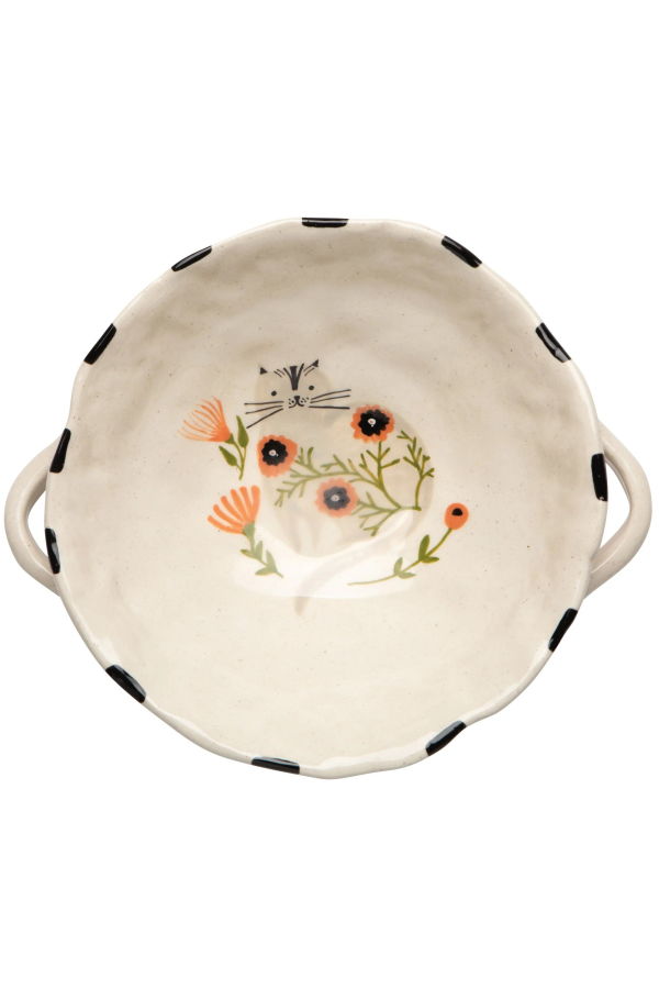 Danica Brands Set of 2 Catbloom Footed Bowl