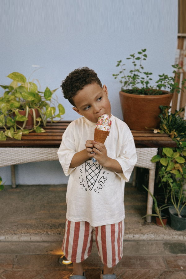KIDS Kid's Stuff [Trucs d'enfants] Flødeis Oversize T-Shirt