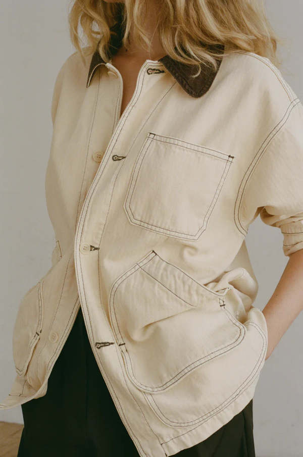 Shaina Mote Painter Coat - Butter