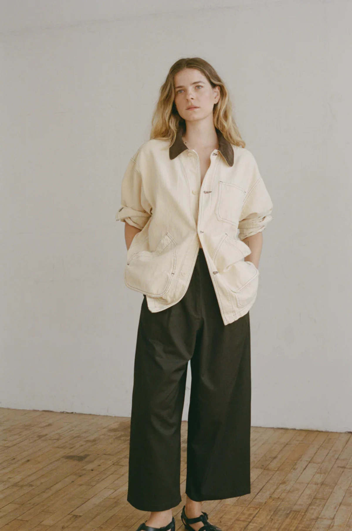 Shaina Mote Painter Coat - Butter - Image 2 of 5
