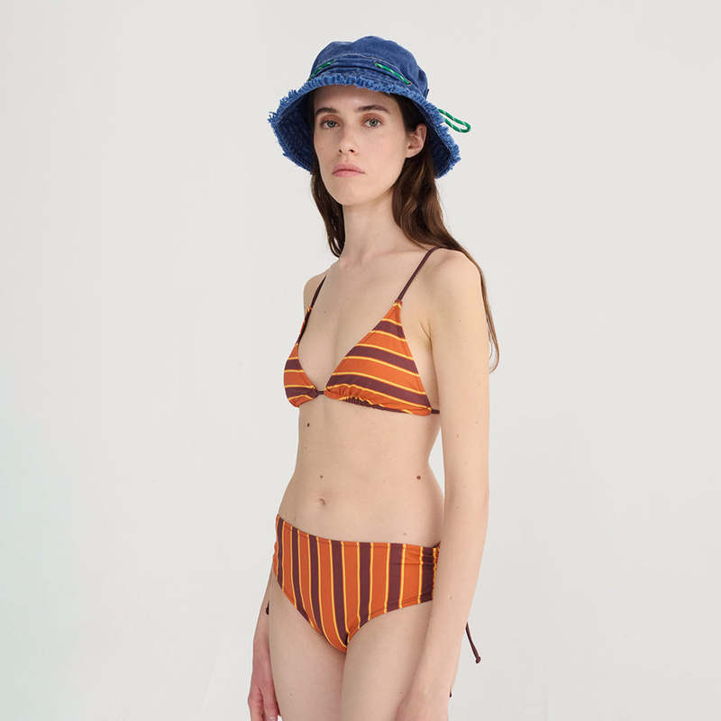 Bobo Choses Bikini Bottom Orange Stripes
