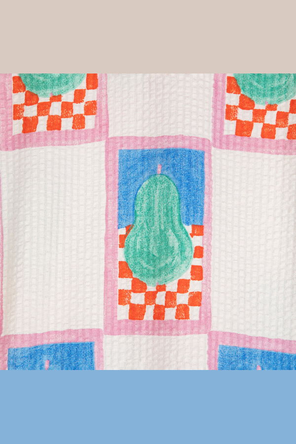 Bobo Choses Simple Pear Print Dress - Multicolour