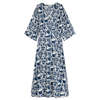 Bobo Choses V-Neck Dress Cookery Festival Print - Navy Blue - Thumbnail 1