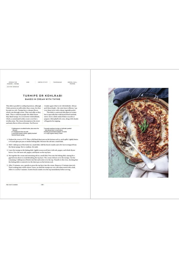 "The Cook's Garden" by Kevin West Book