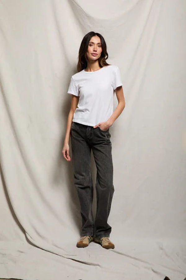 Perfect White Tee Lisa Slim Crew Tee