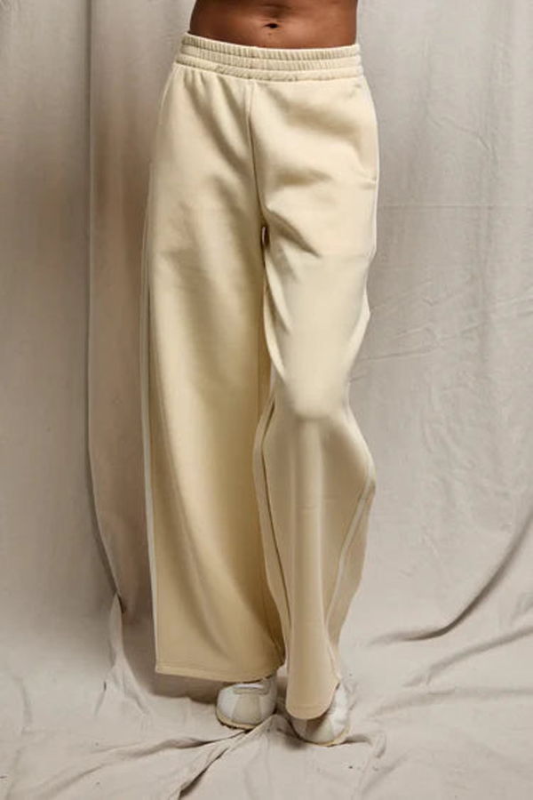 Perfect White Tee Mikos Travel Wide Leg Pants