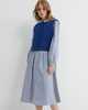 Kowtow Sonnet Dress - Workwear Stripe - Thumbnail 4