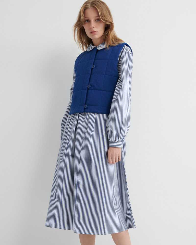 Kowtow Sonnet Dress - Workwear Stripe