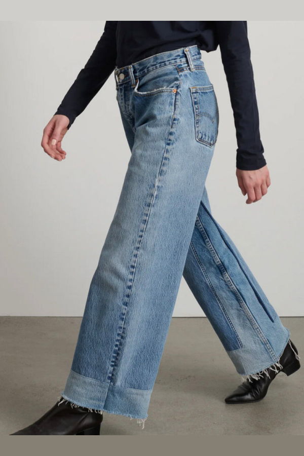 B Sides Reworked Culotte - Vintage Indigo