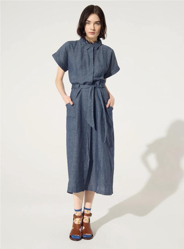 loose cotton dress Plus Size ( Require a physical address Cotton Dress Casual Loose Soft