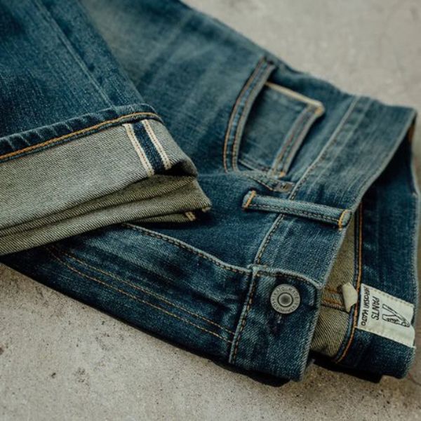 Hiroshi Kato The Pen Slim 10.5oz Jeans - Rain Hiroshi Kato The Pen Slim 10.5oz Jeans - Rain