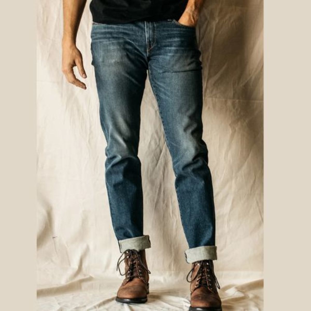 Hiroshi Kato The Pen Slim 10.5oz Jeans - Rain - Image 2 of 4