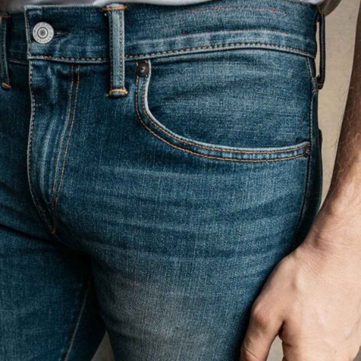 Hiroshi Kato The Pen Slim 10.5oz Jeans - Rain - Image 3 of 4
