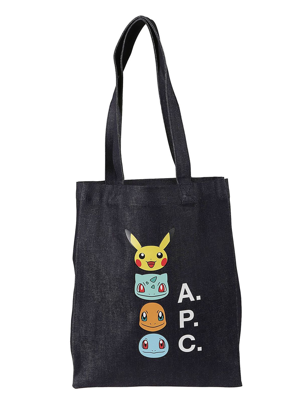 A.P.C. COCSX-M61908 Lou Pokemon Tote Bag - Blue - Image 1 of 3