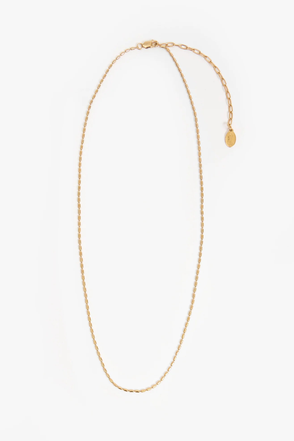 Clare V. Barrel Chain Necklace