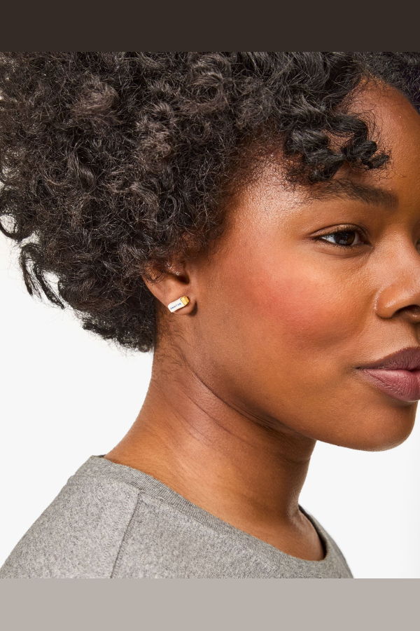 Clare V. Le Beurre Stud Earrings