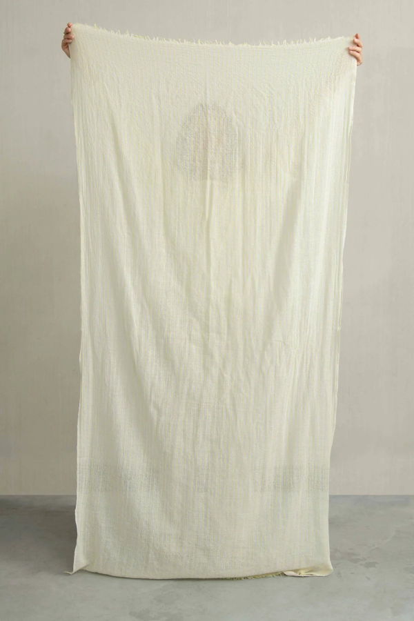 HUMANOID Woes Wrap Scarf - Light Yellow