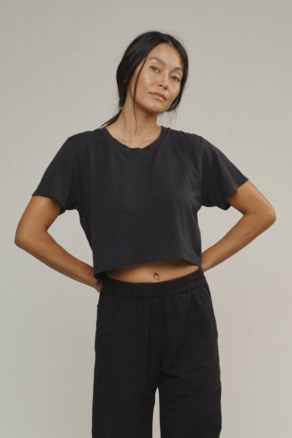 Jungmaven Cropped Lorel Tee