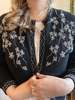 Vintage Beaded Cardigan - Black - Thumbnail 2