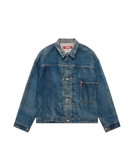 Junya Watanabe x Béton Ciré Miki Docker Beanie - Navy | Garmentory