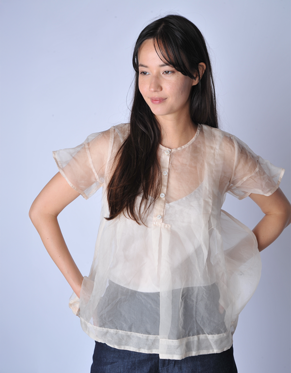Sula Clothing LTD. Eggnog Organza Dolls Blouse - Cream