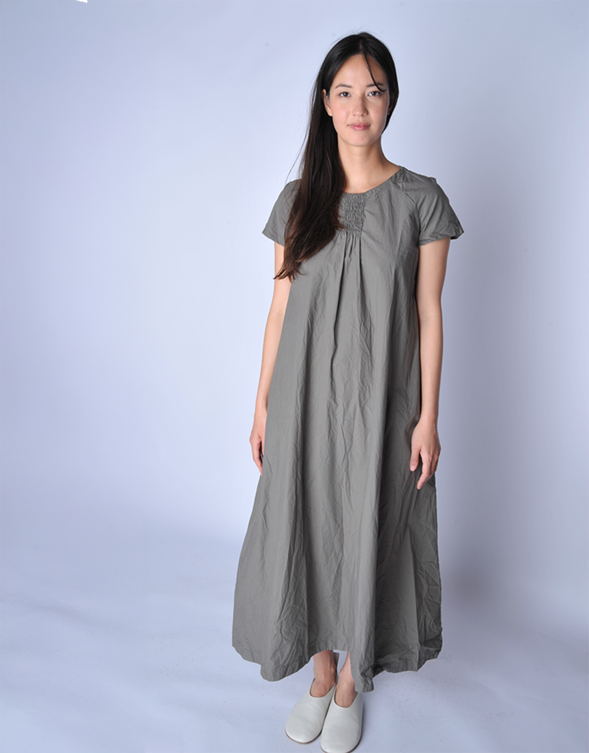Sula Clothing LTD. Gunmetal Smock Dress - Image 1 of 4