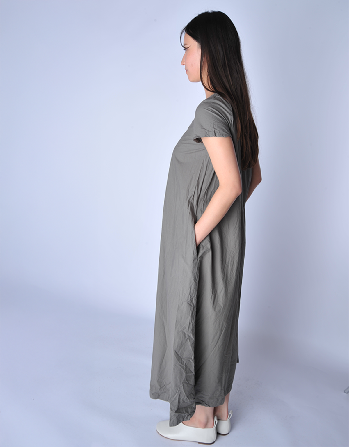 Sula Clothing LTD. Gunmetal Smock Dress - Image 4 of 4