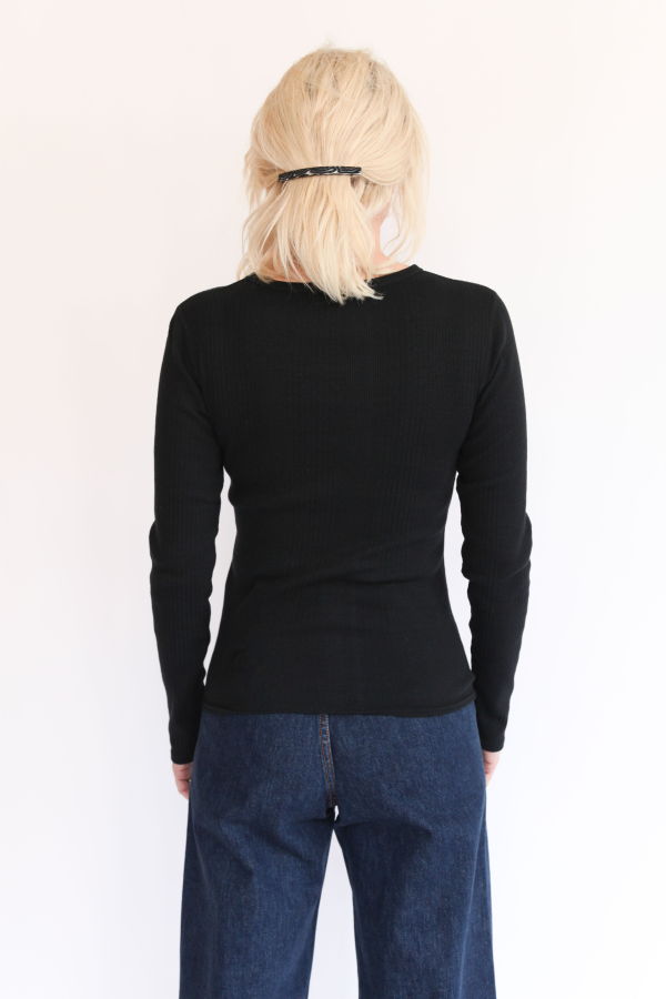 ICHI ANTIQUITES Rib Pullover Top