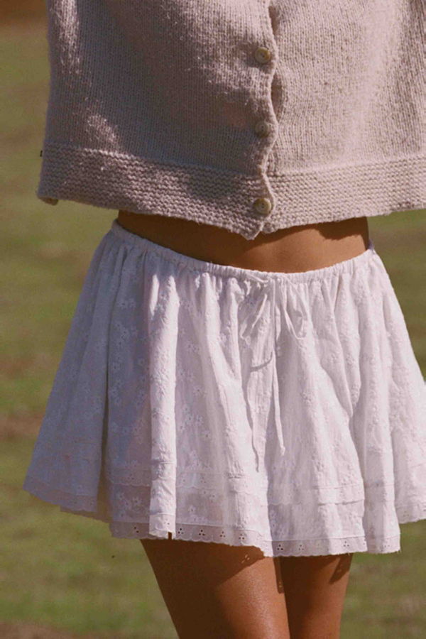 Merritt Charles The Pennley Circular Lace Skirt