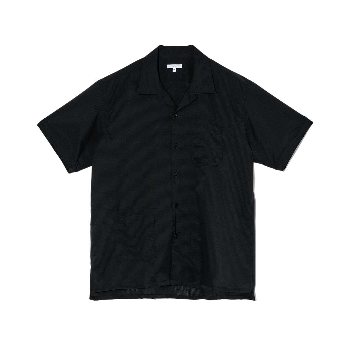 Engineered Garments Camp Shirt Polyester Mesh - Black - Image 1 of 4