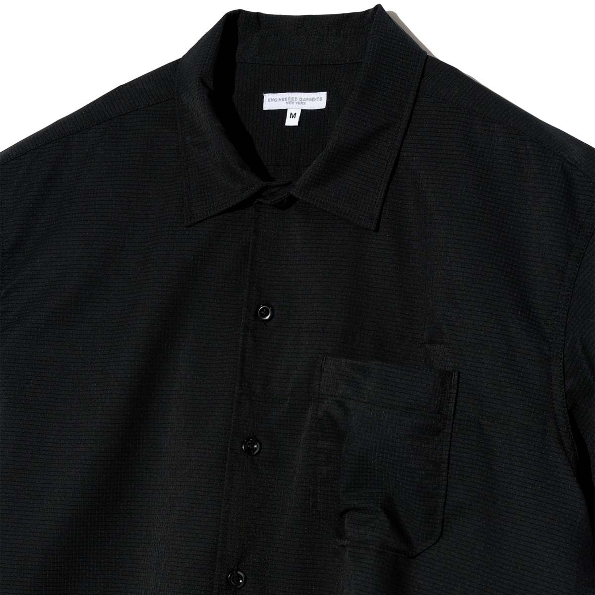 Engineered Garments Camp Shirt Polyester Mesh - Black - Image 3 of 4