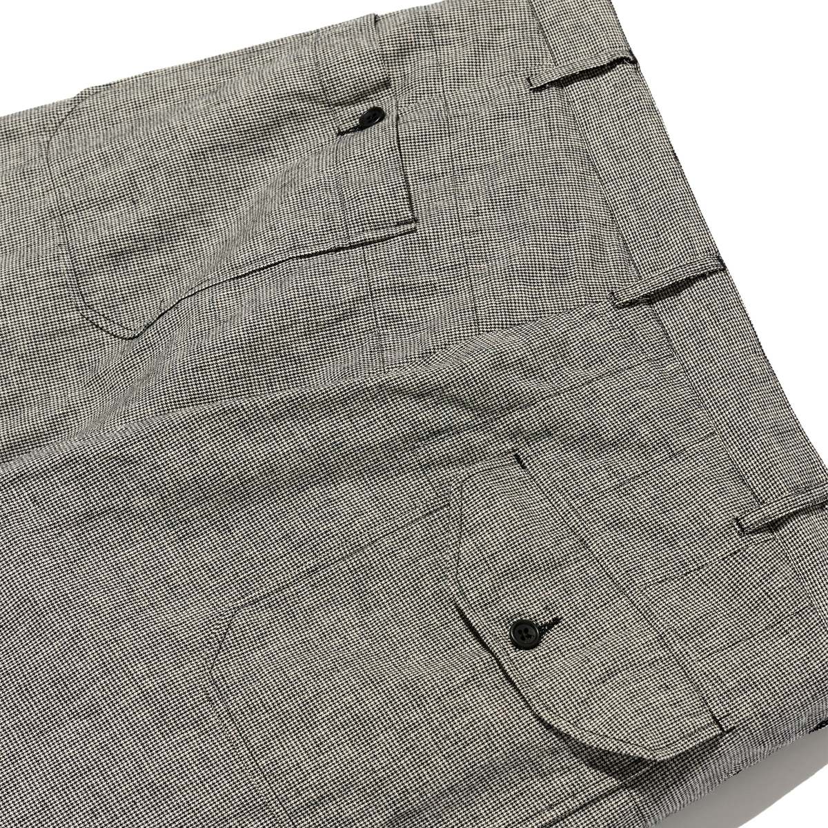 Engineered Garments Carlyle Pant - Black/Grey CL Houndstooth - Image 4 of 5