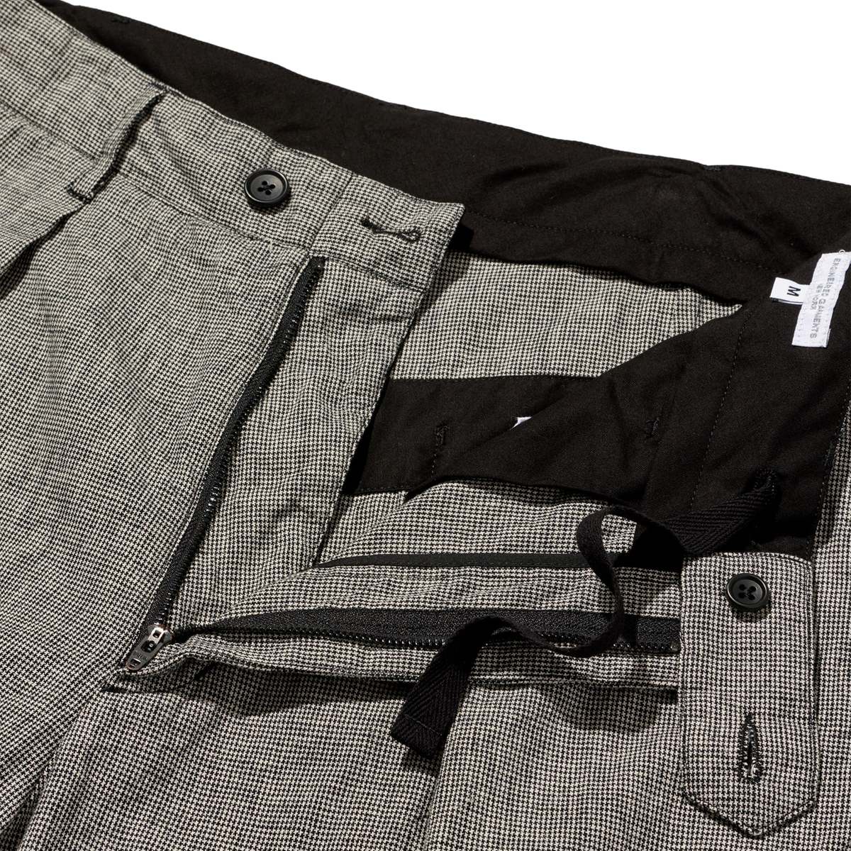 Engineered Garments Carlyle Pant - Black/Grey CL Houndstooth - Image 5 of 5