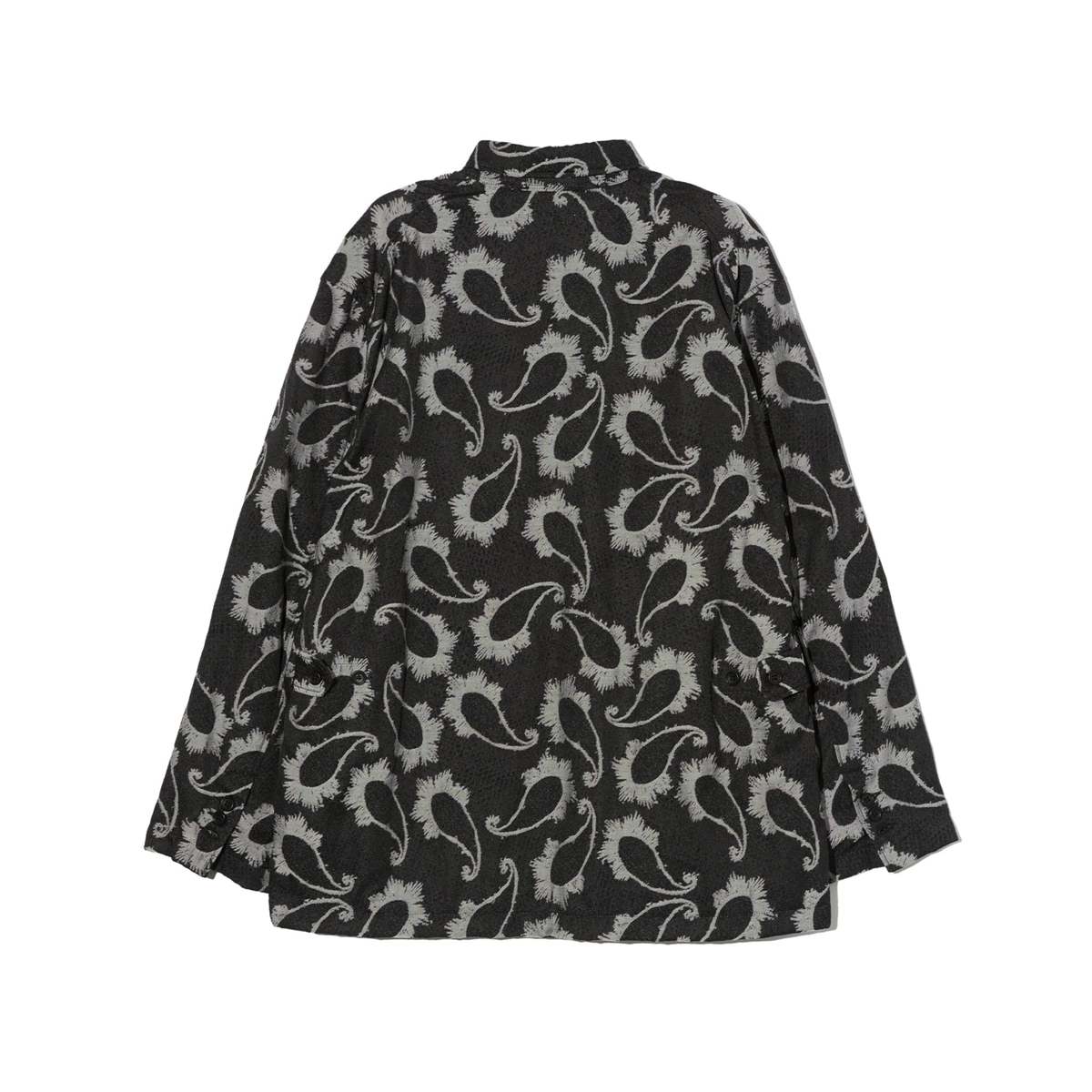 Engineered Garments Loiter Jacket - Black/Grey CP Paisley Jacquard - Image 2 of 4