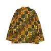 Engineered Garments Loiter Jacket - Olive Cotton Multi Pattern Patchwork - Thumbnail 2
