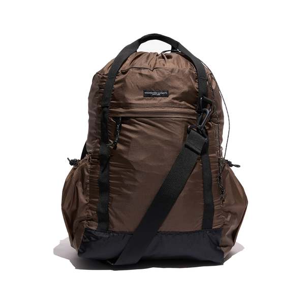 Engineered Garments UL 3 Way Bag - Brown Nylon Micro Ripstop