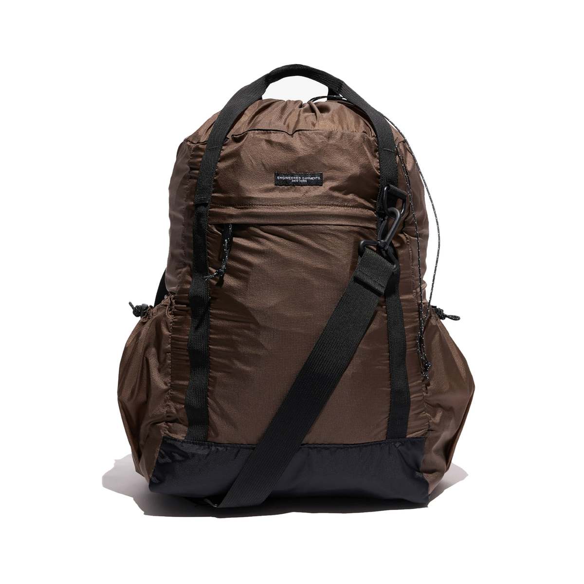 Engineered Garments UL 3 Way Bag - Brown Nylon Micro Ripstop - Image 1 of 2
