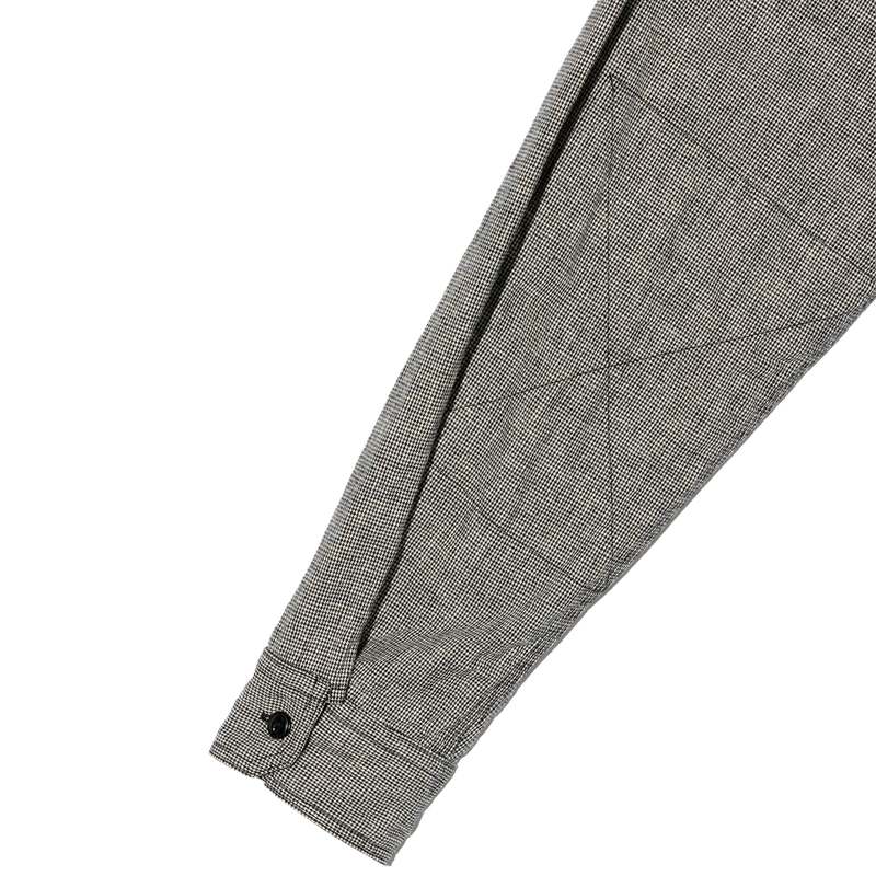 Engineered Garments Work Shirt - Black/Grey CL Houndstooth