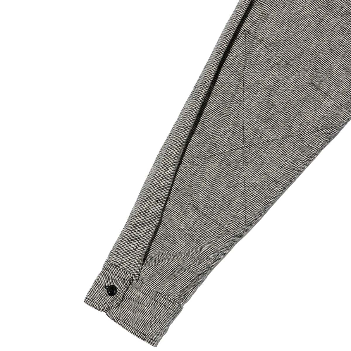 Engineered Garments Work Shirt - Black/Grey CL Houndstooth - Image 4 of 5