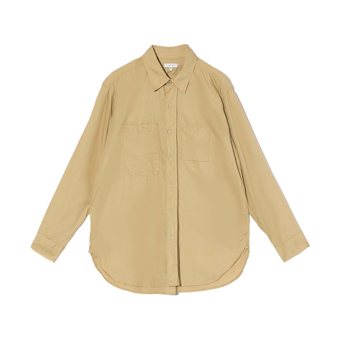 Engineered Garments Work Shirt - Tan Superfine Poplin - Image 1 of 5