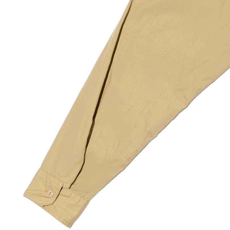 Engineered Garments Work Shirt - Tan Superfine Poplin
