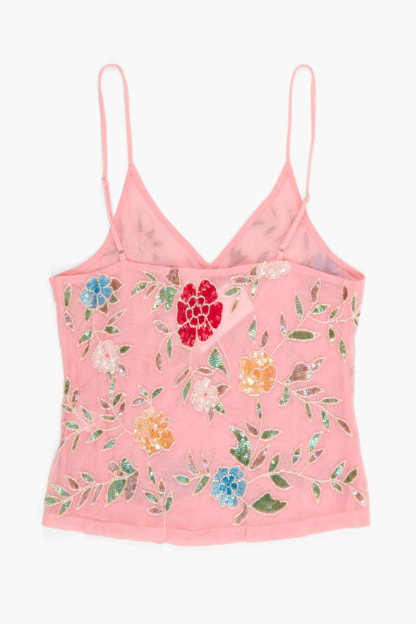 Tach Clothing Ezra Floral Embroidery Top - Pink