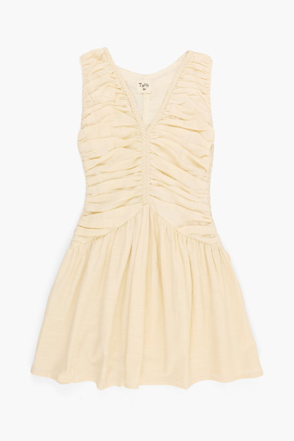 Tach Clothing Mistral Mini Dress - Cream