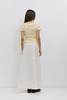 Mod Ref Meredith Paneled Cotton Maxi Skirt - Thumbnail 4
